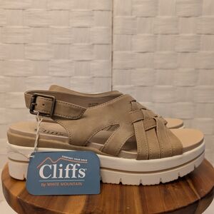 Cliffs‎ White Mountain Platform Sandals Women's Adjustable Buckle Straps